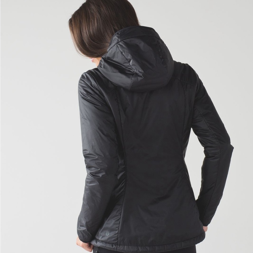 lululemon athletica Black Puffer Layer Up Jacket